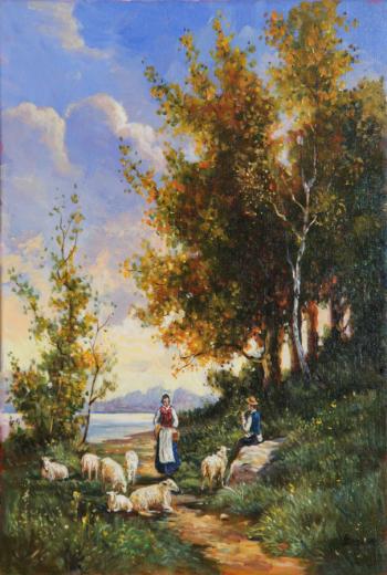 Shepherds. by Yuri Dvornik