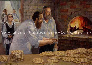 Making Matzos by Victor Brindatch