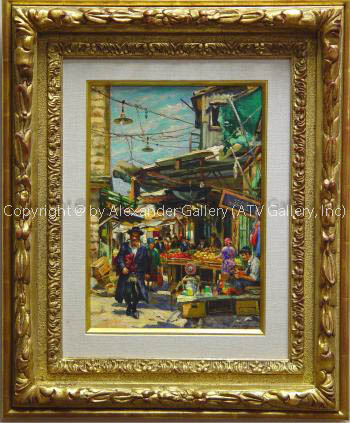 Market Jerusalem by Itshak Holtz