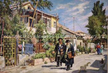 After Praying by Itshak Holtz