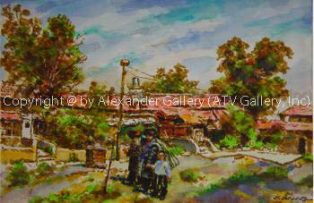 Sabbath Morning Jerusalem. by Itshak Holtz