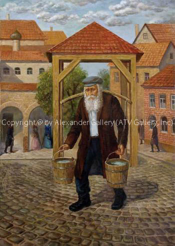 Water-carrier. by Victor Brindatch