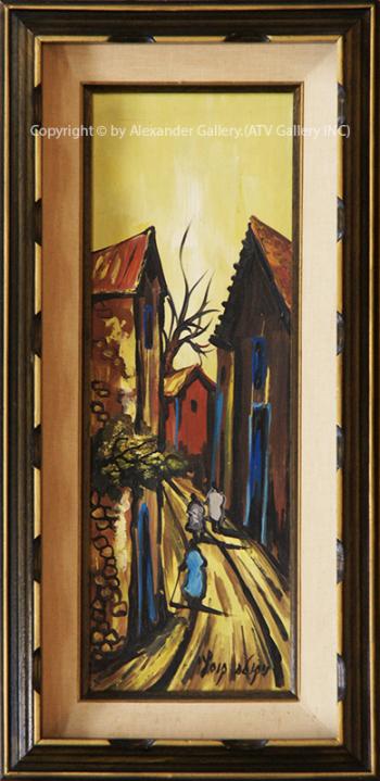 Street in Old Tiberias. by Nicola Kovach