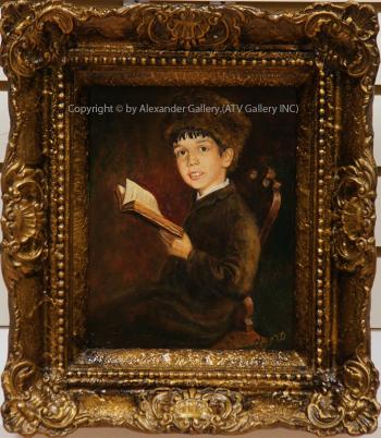 Boy Study. by Victor Brindatch