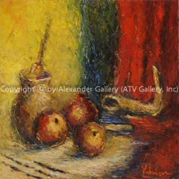 Still Life. by Aharon Yacobson (Yacobashvili)
