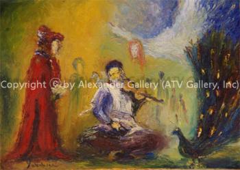 Jewish Musician II. by Aharon Yacobson (Yacobashvili)