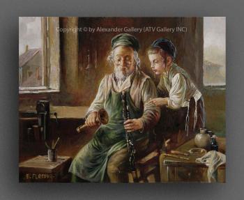 The clarinetist by Elena Flerova