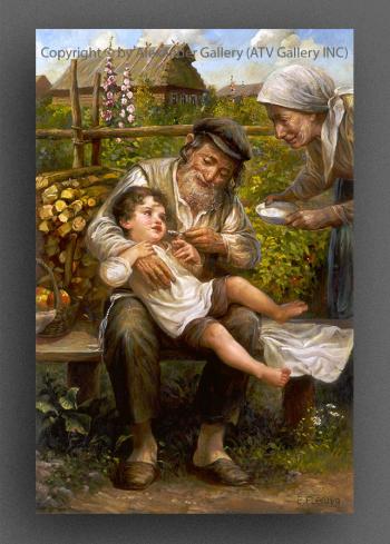 Grandparents by Elena Flerova