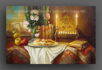 Still Life with Doughnuts by Elena Flerova