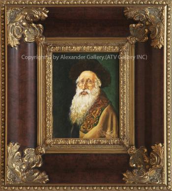 Portrait of Hassid. by Victor Brindatch